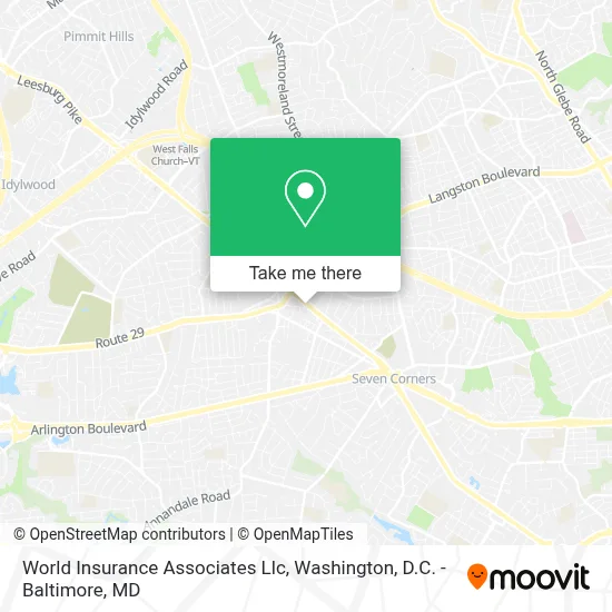 World Insurance Associates Llc map