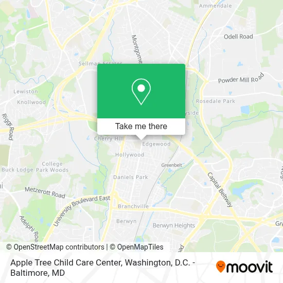 Apple Tree Child Care Center map