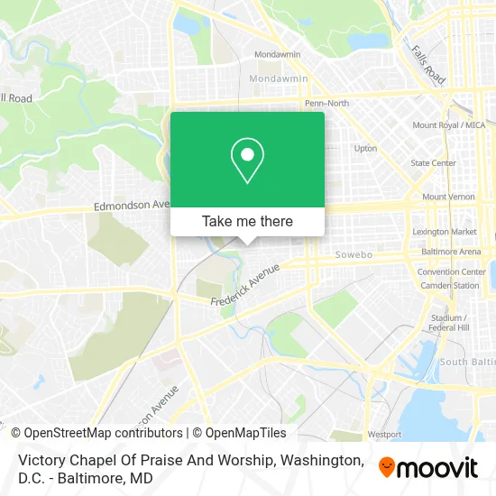 Victory Chapel Of Praise And Worship map