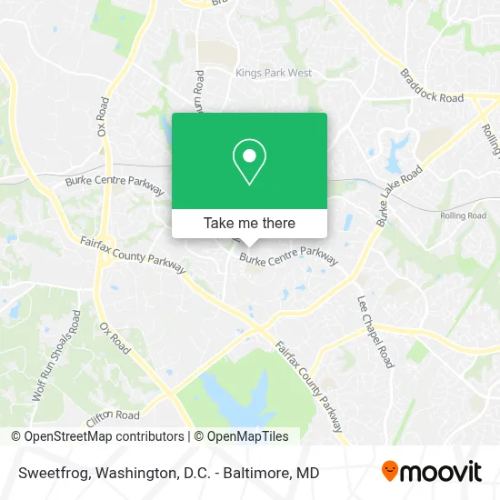 Sweetfrog map