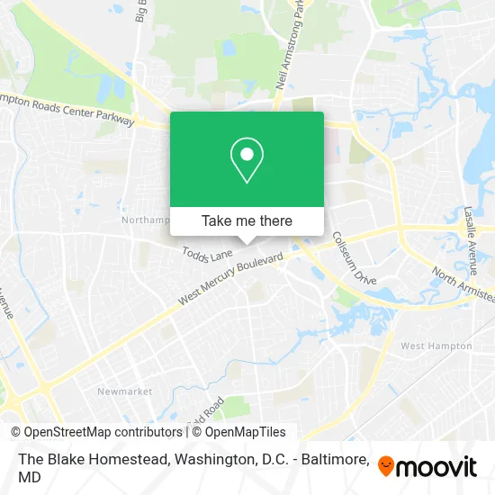 The Blake Homestead map