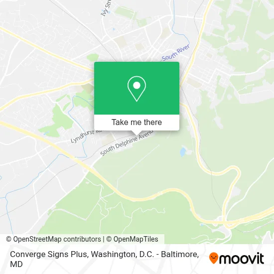 Converge Signs Plus map