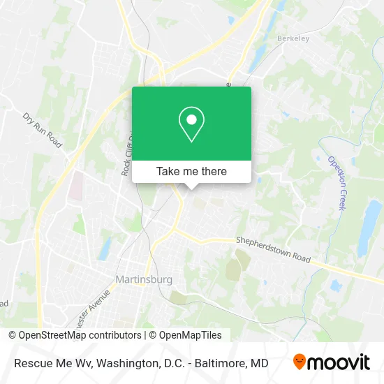 Rescue Me Wv map