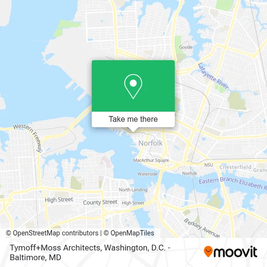 Tymoff+Moss Architects map