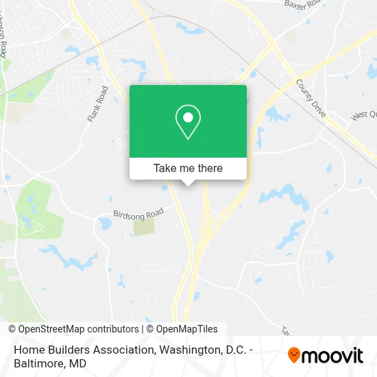 Home Builders Association map