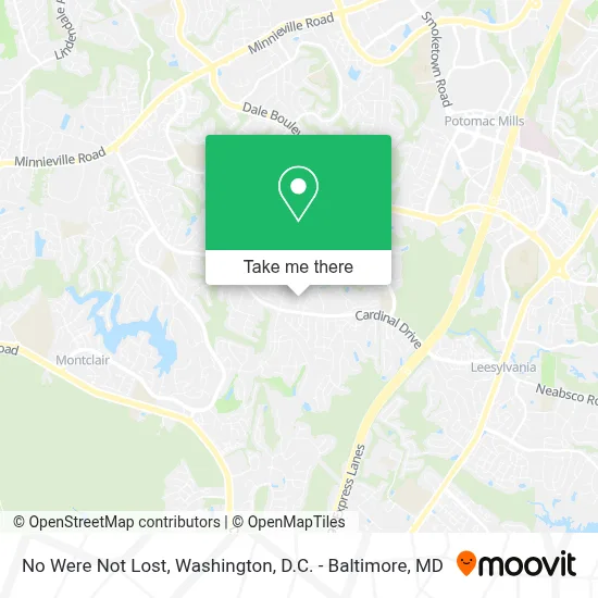 No Were Not Lost map