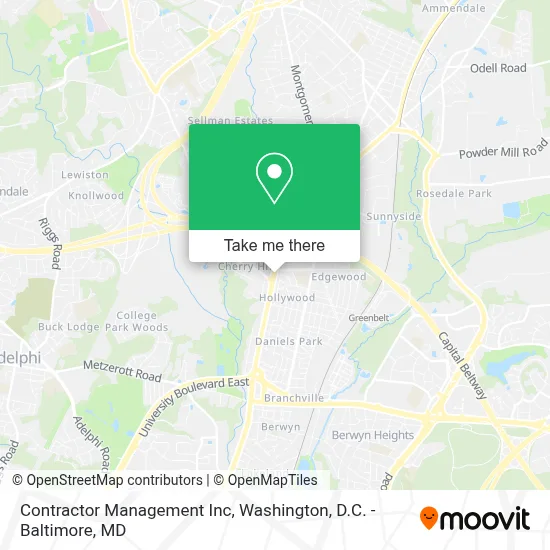 Contractor Management Inc map