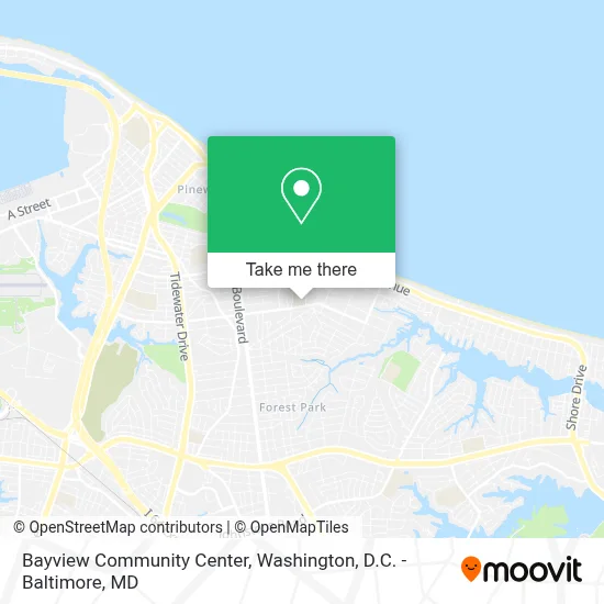 Bayview Community Center map