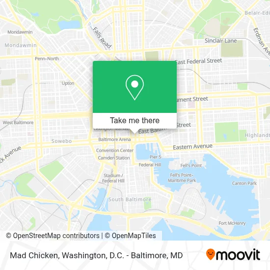 Mad Chicken map