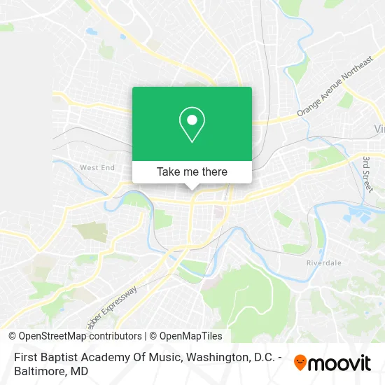 First Baptist Academy Of Music map