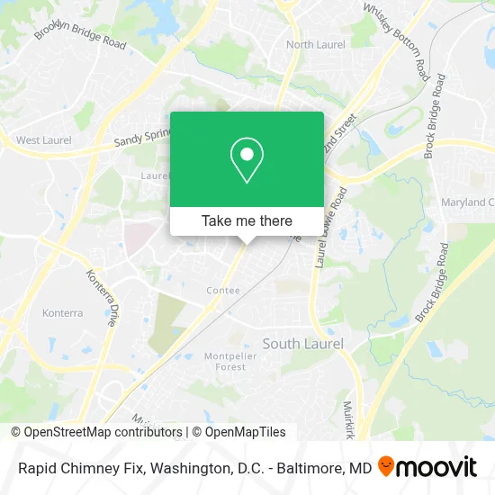 Rapid Chimney Fix map