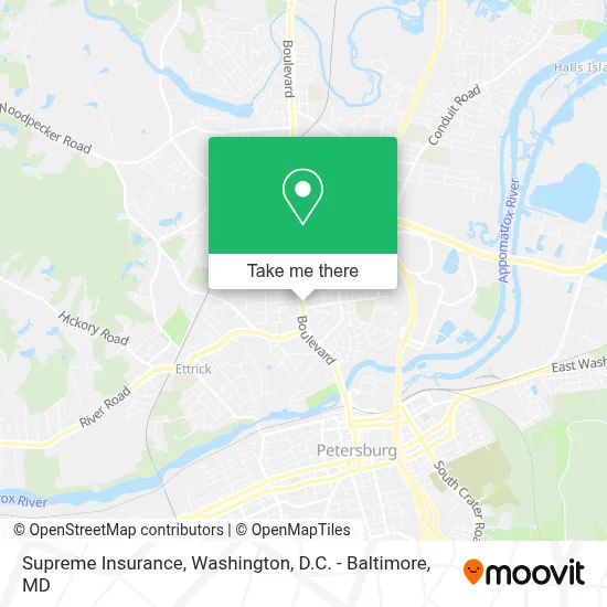 Supreme Insurance map