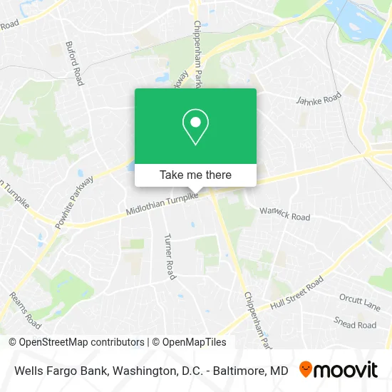 Wells Fargo Bank map