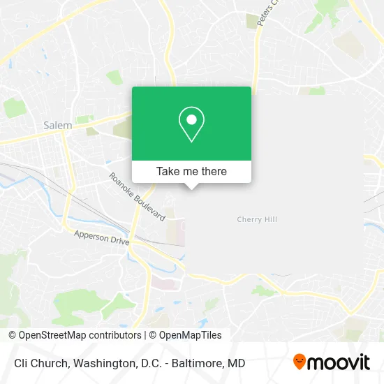 Cli Church map
