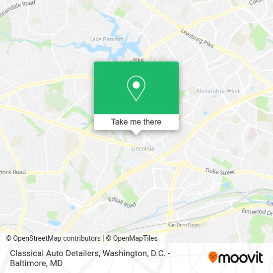 Classical Auto Detailers map