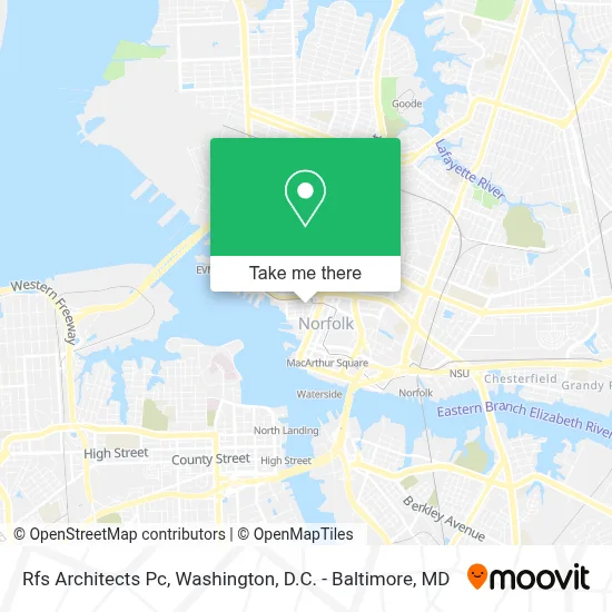 Rfs Architects Pc map