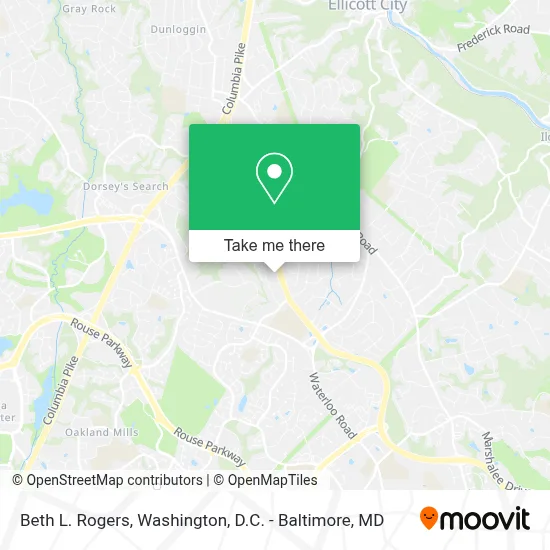 Beth L. Rogers map