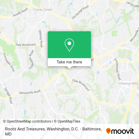 Roots And Treasures map