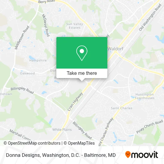 Donna Designs map