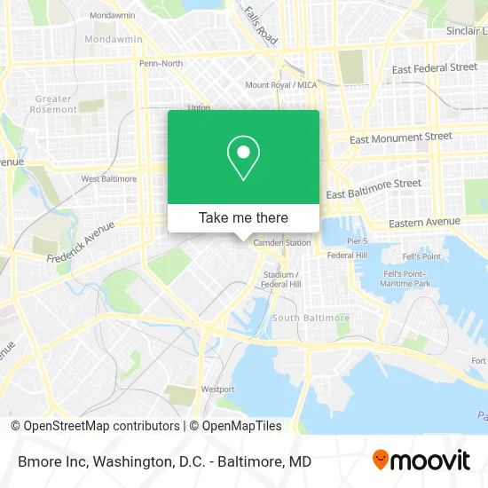 Bmore Inc map
