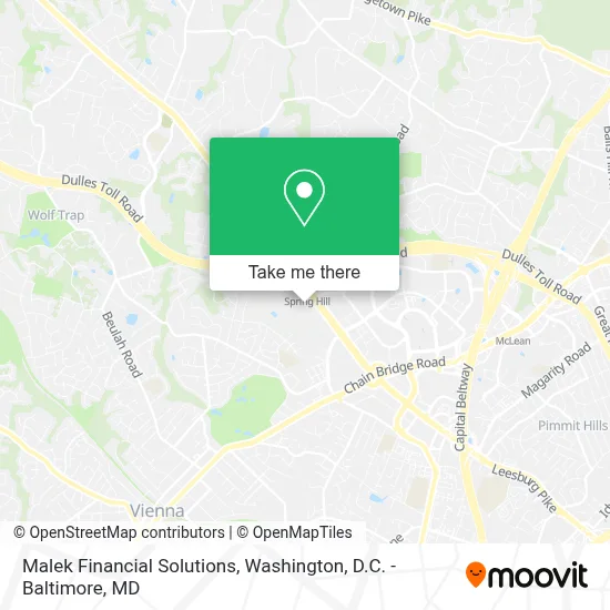 Malek Financial Solutions map