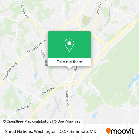 Shred Nations map