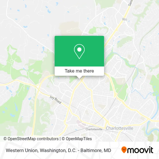 Western Union map