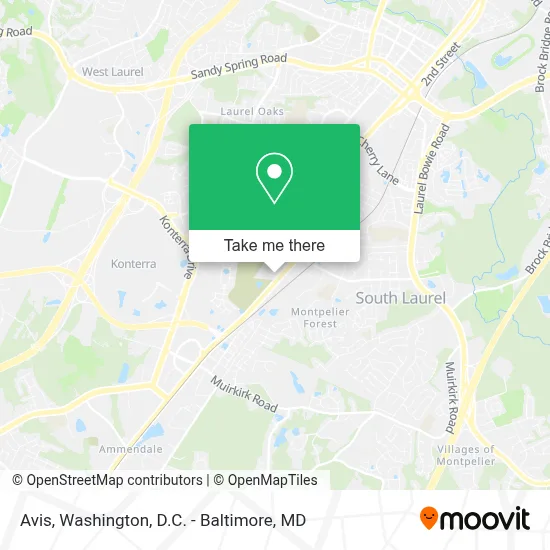 Avis map