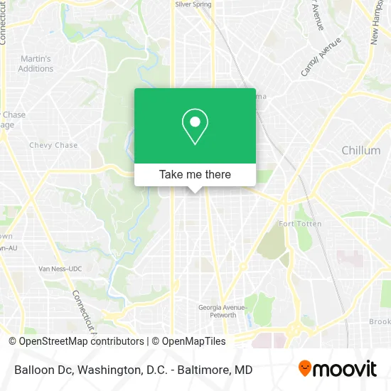 Balloon Dc map