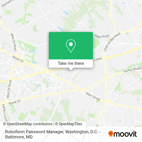 Roboform Password Manager map