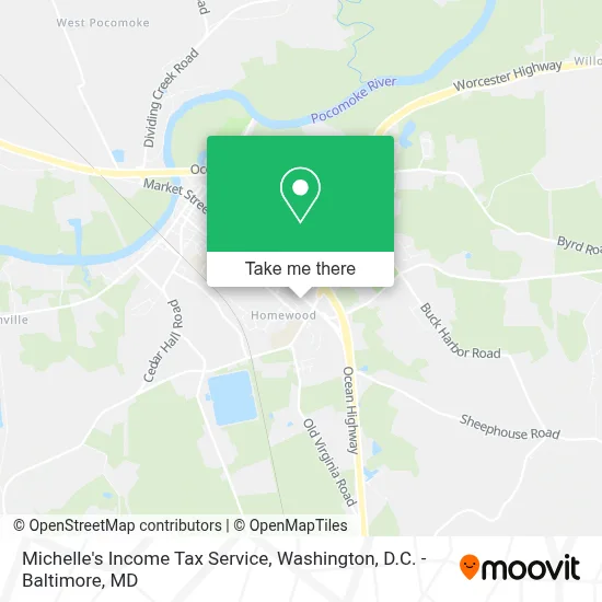 Michelle's Income Tax Service map