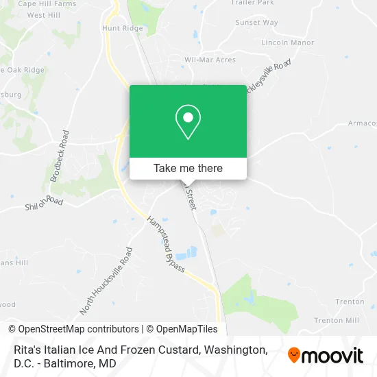Rita's Italian Ice And Frozen Custard map