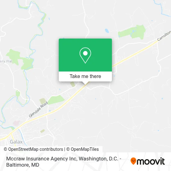 Mccraw Insurance Agency Inc map