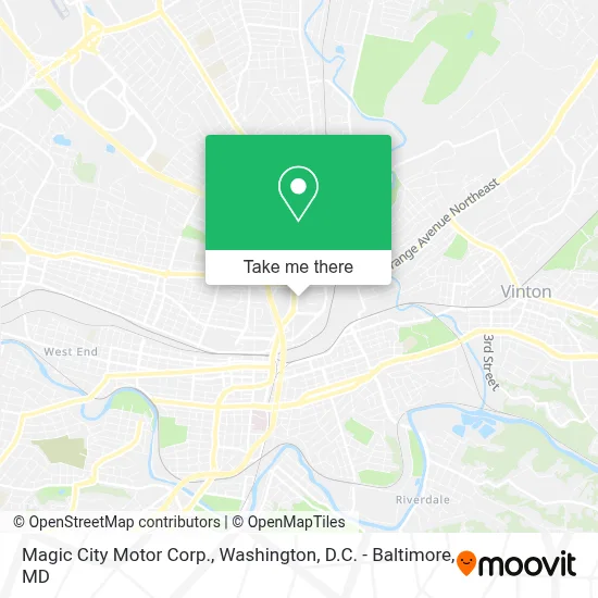 Magic City Motor Corp. map