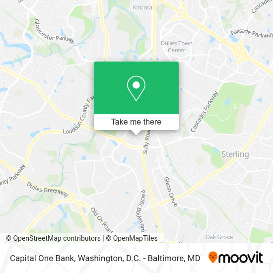 Capital One Bank map