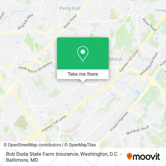 Bob Duda State Farm Insurance map