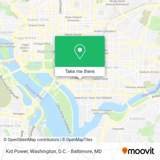 Kid Power map