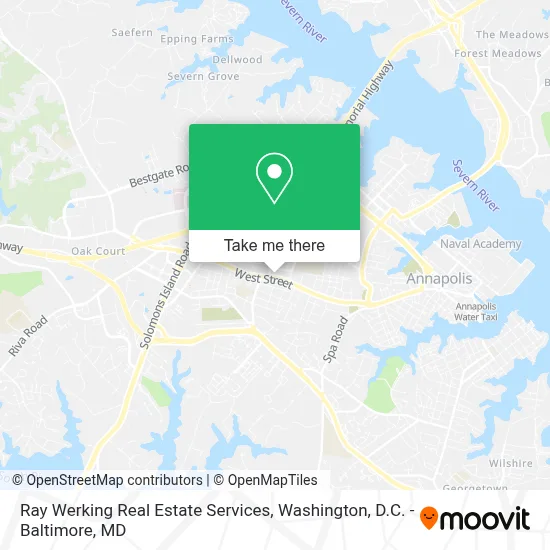 Ray Werking Real Estate Services map