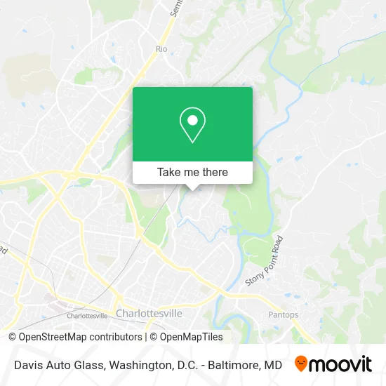 Davis Auto Glass map