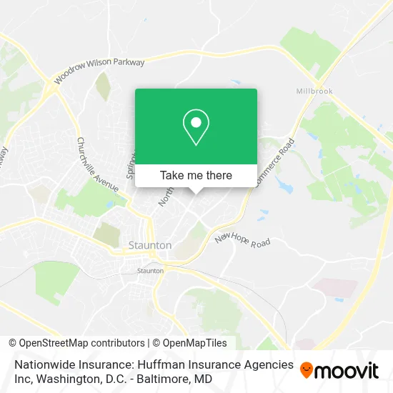 Nationwide Insurance: Huffman Insurance Agencies Inc map