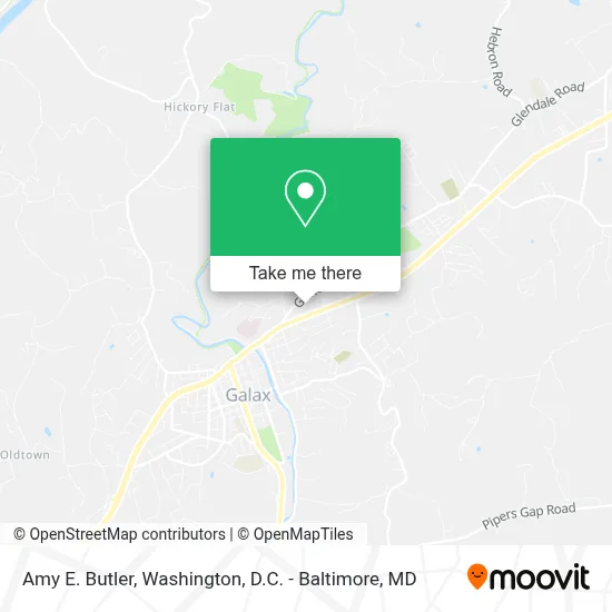 Amy E. Butler map