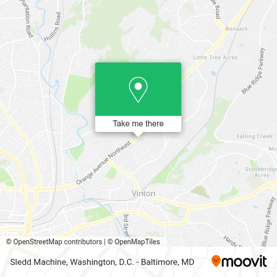 Sledd Machine map