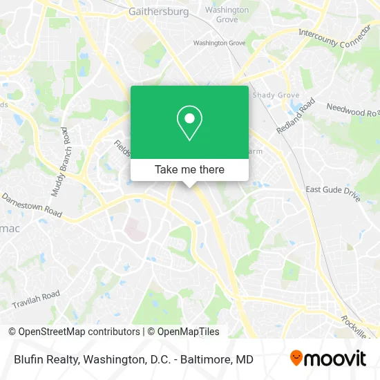 Blufin Realty map