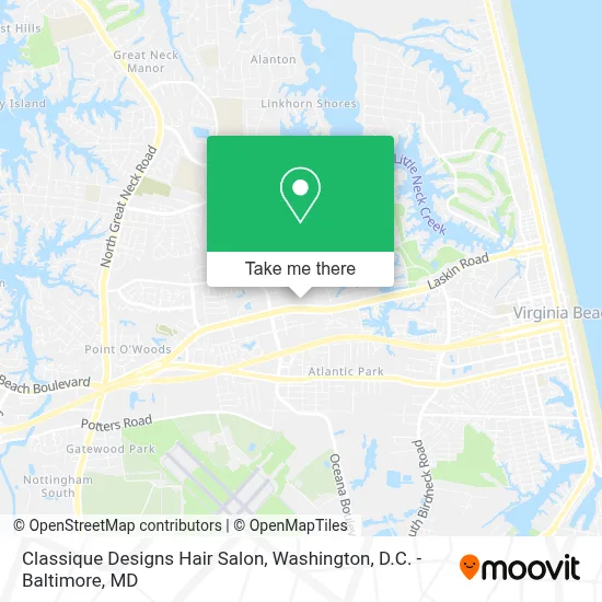 Classique Designs Hair Salon map