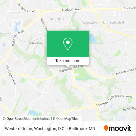Western Union map