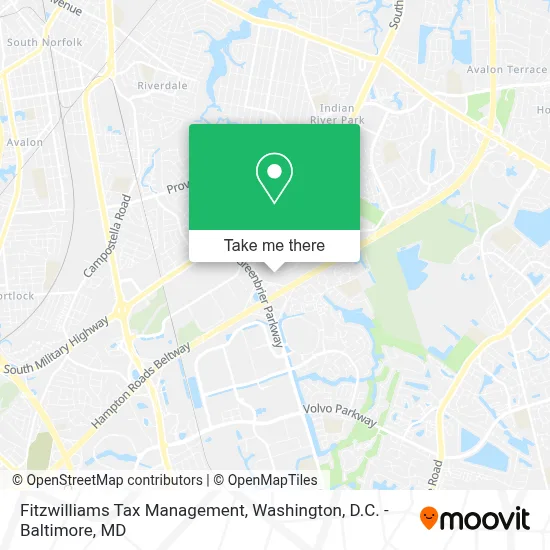 Fitzwilliams Tax Management map