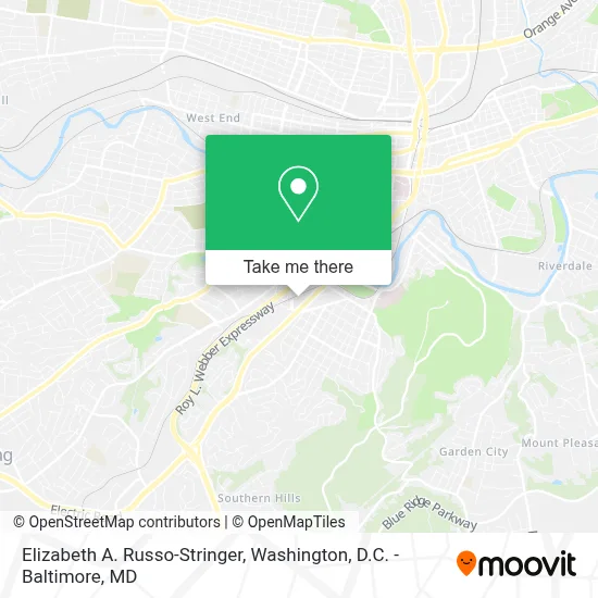 Elizabeth A. Russo-Stringer map