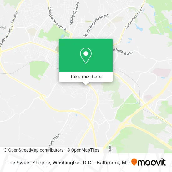 The Sweet Shoppe map