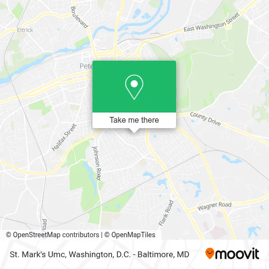 St. Mark's Umc map