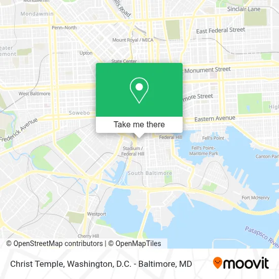 Christ Temple map